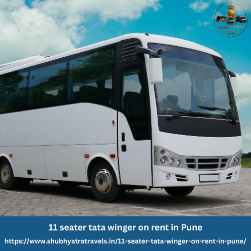 11 seater tata winger on rent in Pune