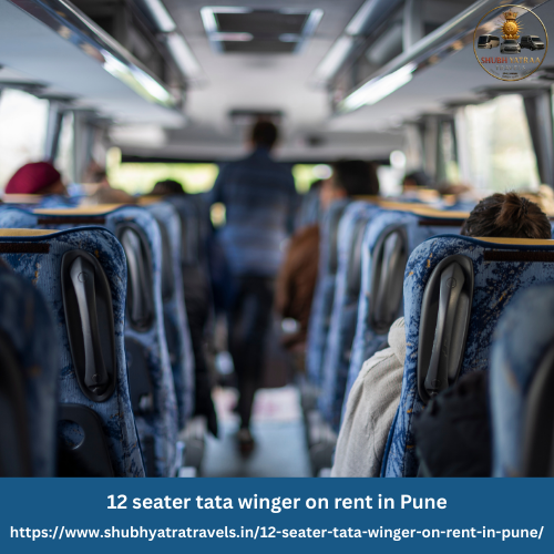 12 seater tata winger on rent in Pune