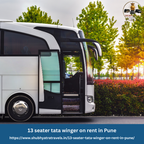 13 seater tata winger on rent in Pune