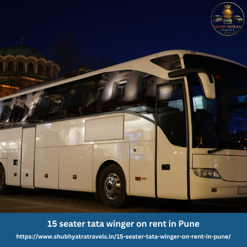 15 seater tata winger on rent in Pune