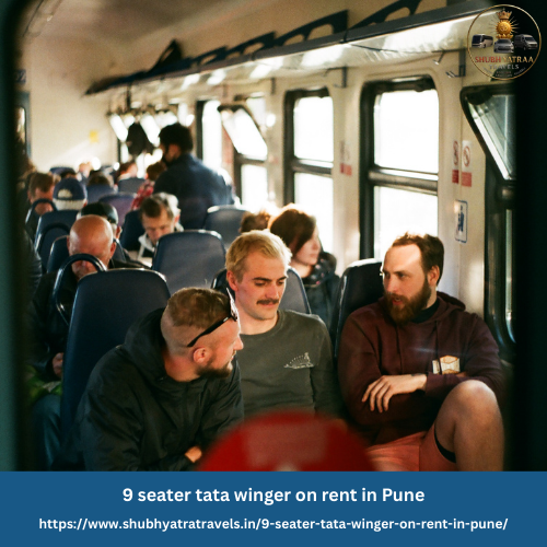 9 seater tata winger on rent in Pune